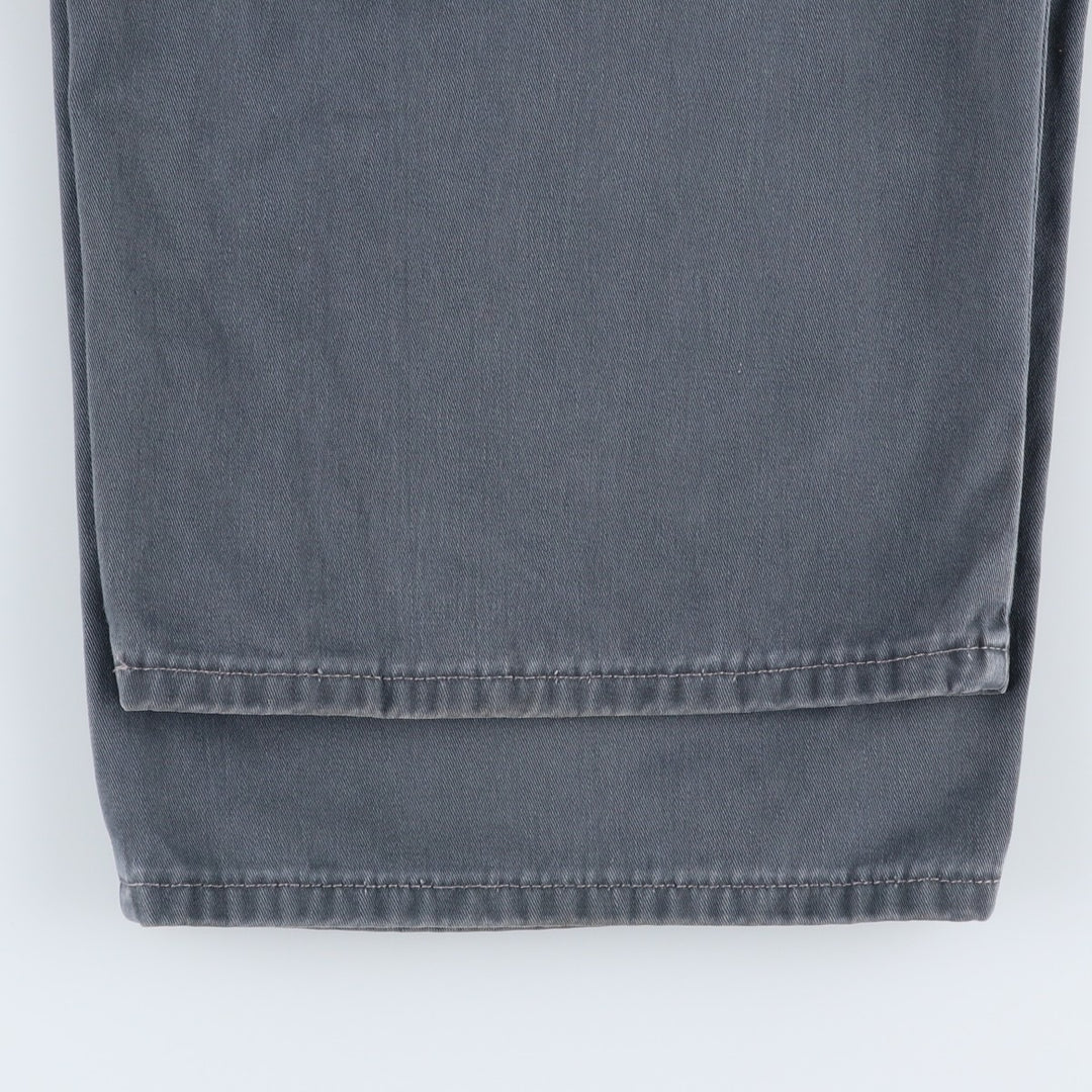 1990'S Levi's Silver Tab Loose Chino Pants, Made in USA, Men's Size W38 (approx.), Vintage cotton navy blue type Vintage Second Hand