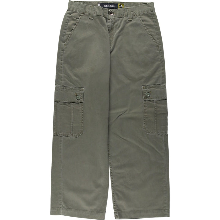 1990'S Levi's Silver Tab Khakis Chino Cargo Pants, Made in USA, Men's Size W32 (approx.), Vintage cotton Khaki type Vintage Second Hand