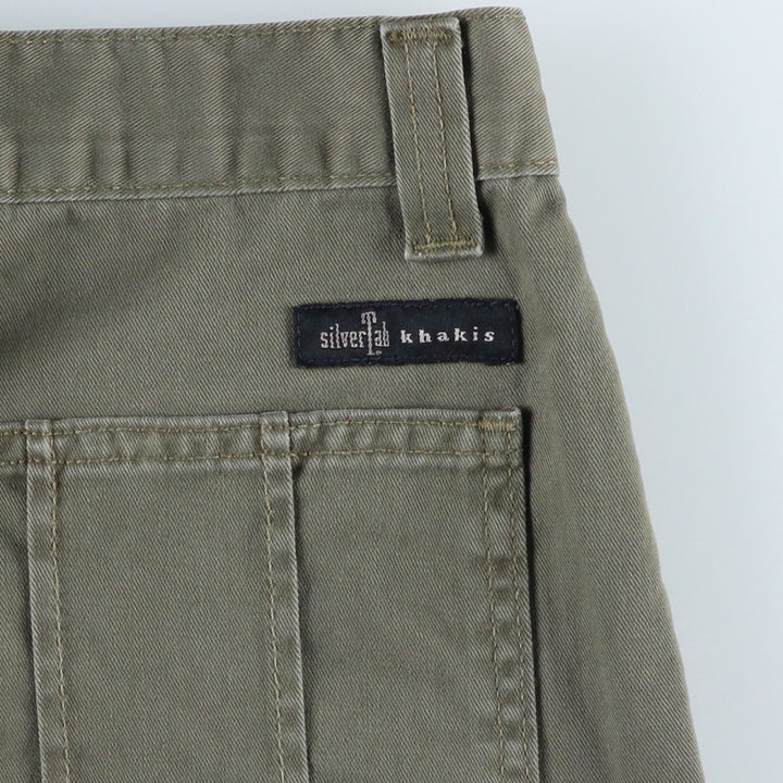 1990'S Levi's Silver Tab Khakis Chino Cargo Pants, Made in USA, Men's Size W32 (approx.), Vintage cotton Khaki type Vintage Second Hand