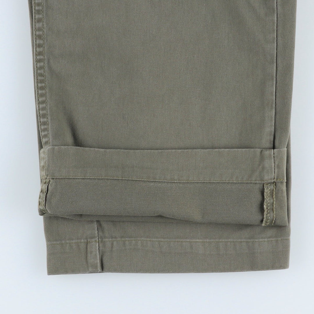 1990'S Levi's Silver Tab Khakis Chino Cargo Pants, Made in USA, Men's Size W32 (approx.), Vintage cotton Khaki type Vintage Second Hand