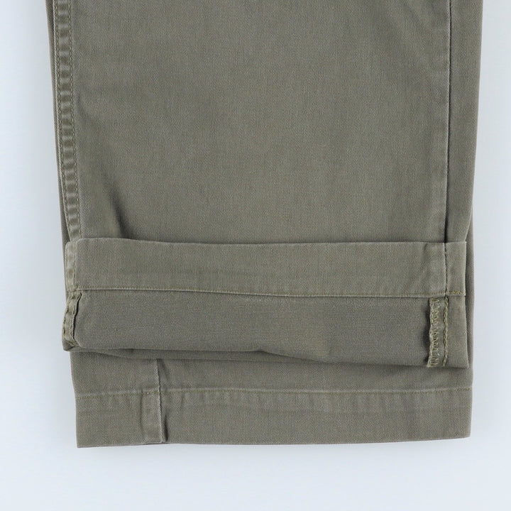 1990'S Levi's Silver Tab Khakis Chino Cargo Pants, Made in USA, Men's Size W32 (approx.), Vintage cotton Khaki type Vintage Second Hand