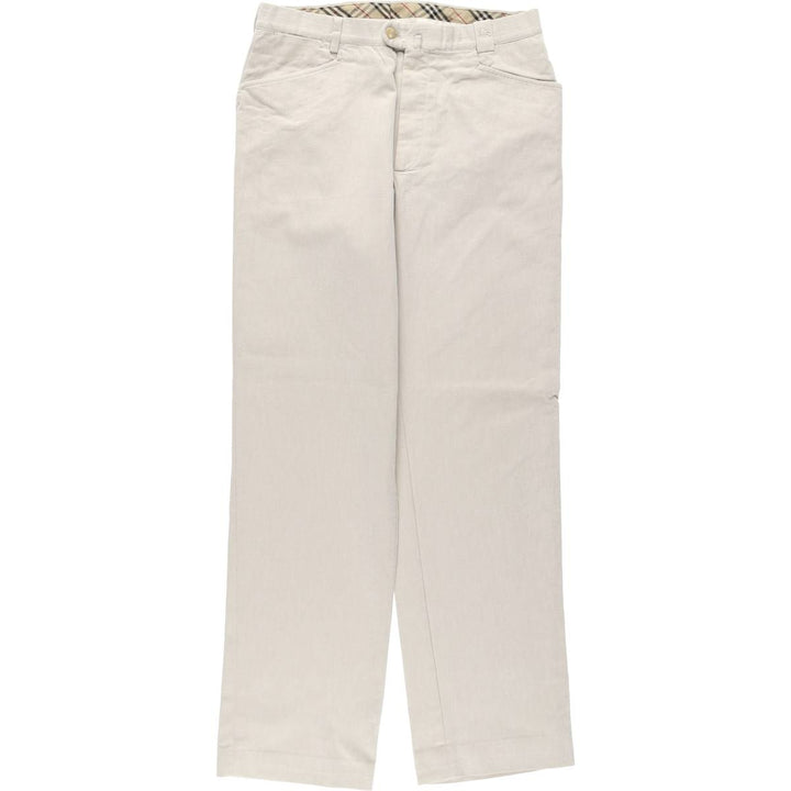 Burberry's BURBERRY LONDON Chino Pants, Men's W31 (approx.) cotton Beige type Vintage Second Hand
