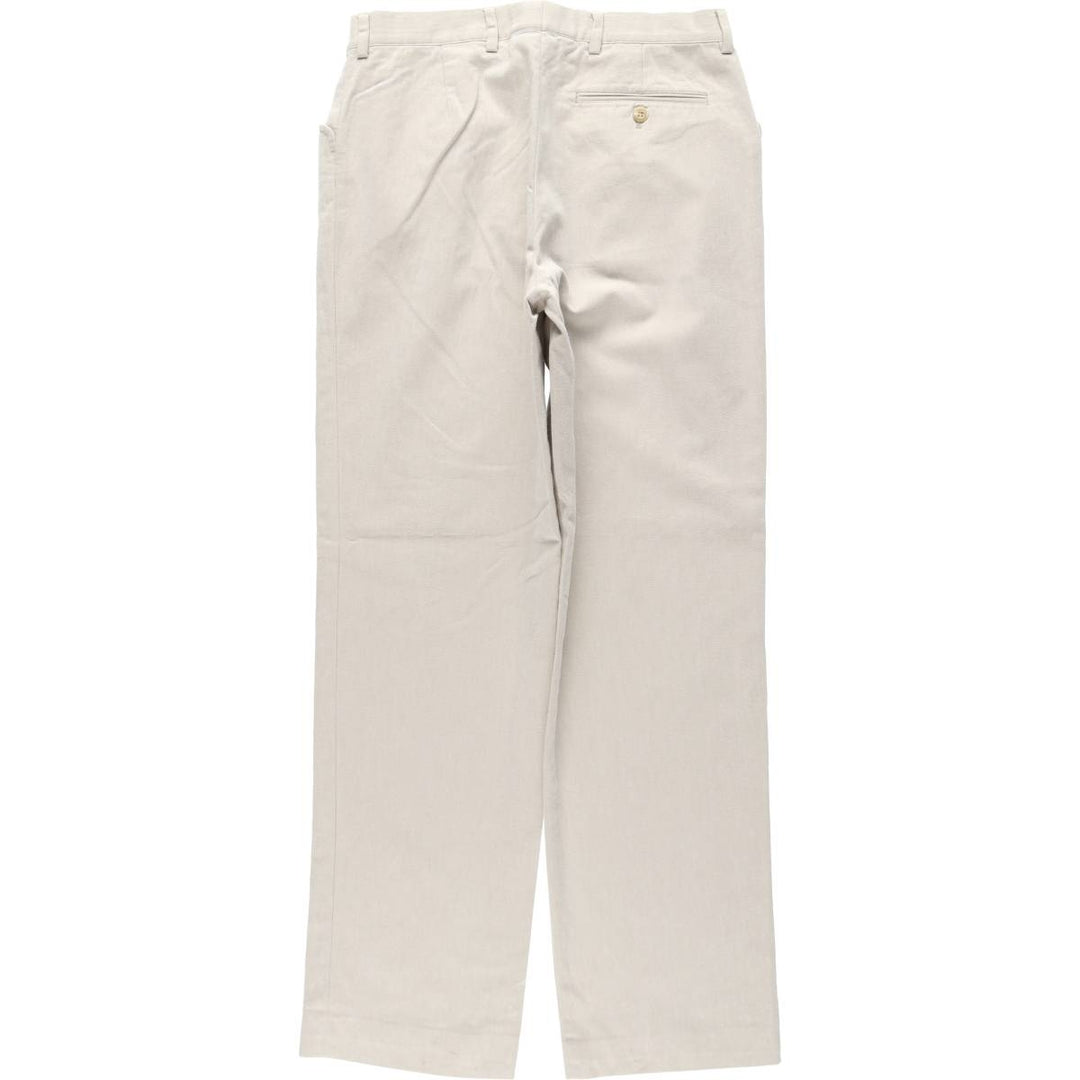 Burberry's BURBERRY LONDON Chino Pants, Men's W31 (approx.) cotton Beige type Vintage Second Hand