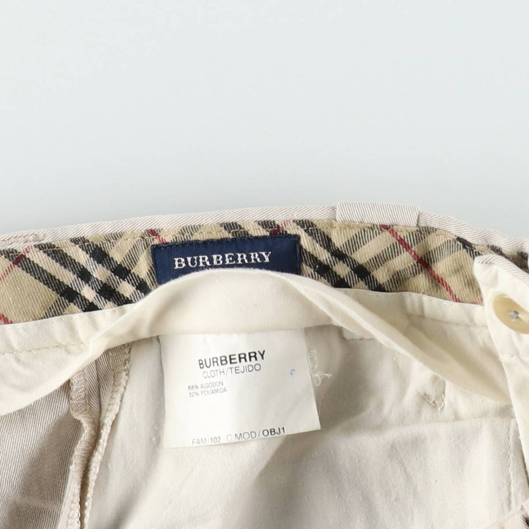 Burberry's BURBERRY LONDON Chino Pants, Men's W31 (approx.) cotton Beige type Vintage Second Hand