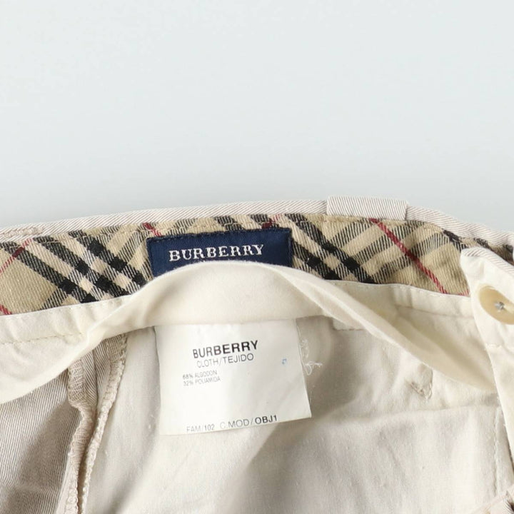 Burberry's BURBERRY LONDON Chino Pants, Men's W31 (approx.) cotton Beige type Vintage Second Hand