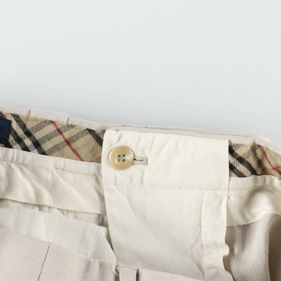 Burberry's BURBERRY LONDON Chino Pants, Men's W31 (approx.) cotton Beige type Vintage Second Hand