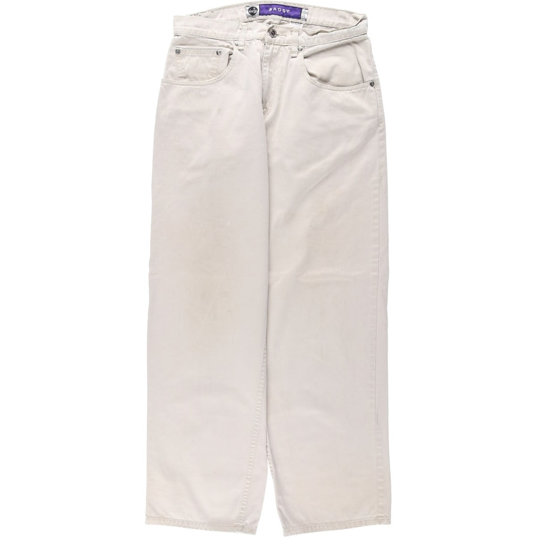 90s-00'S Levi's Silver Tab Baggy Chino Pants, Men's W30 (approx.), Vintage cotton ivory Vintage Second Hand