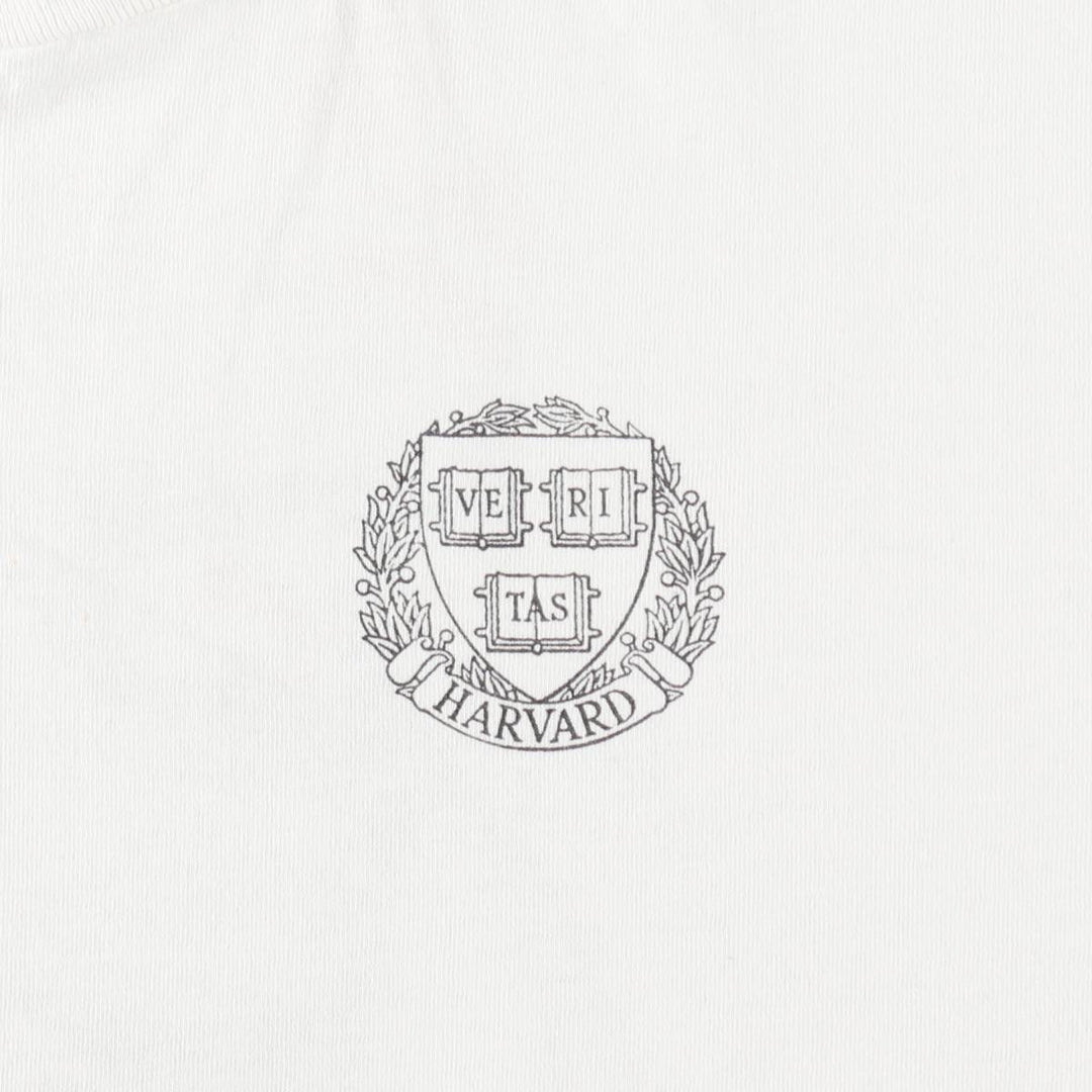 90'S Harvard University Cat in the Hat College Character Print T-Shirt, Men's Size L (approx.) unclear white type Vintage Second Hand