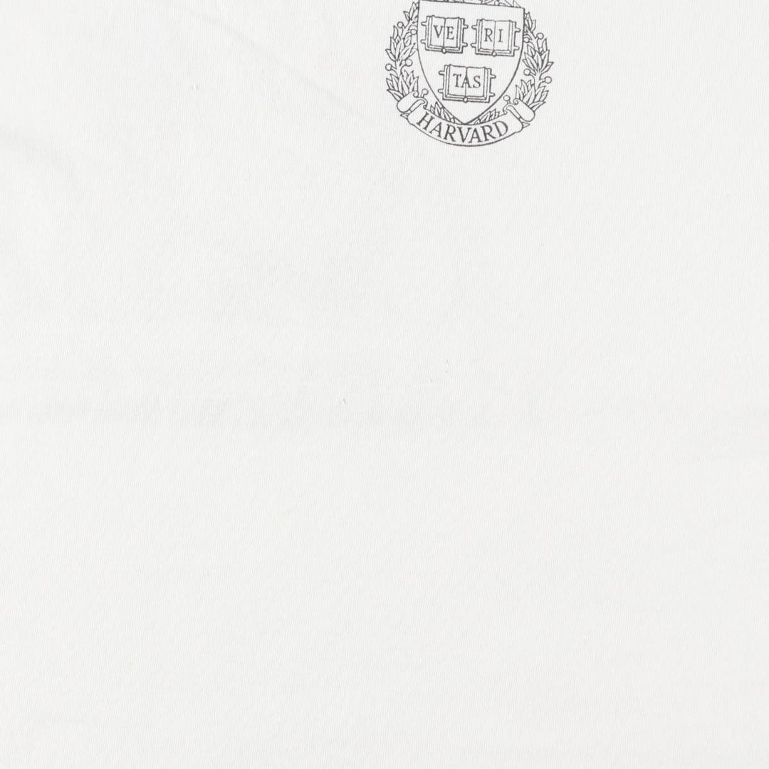 90'S Harvard University Cat in the Hat College Character Print T-Shirt, Men's Size L (approx.) unclear white type Vintage Second Hand