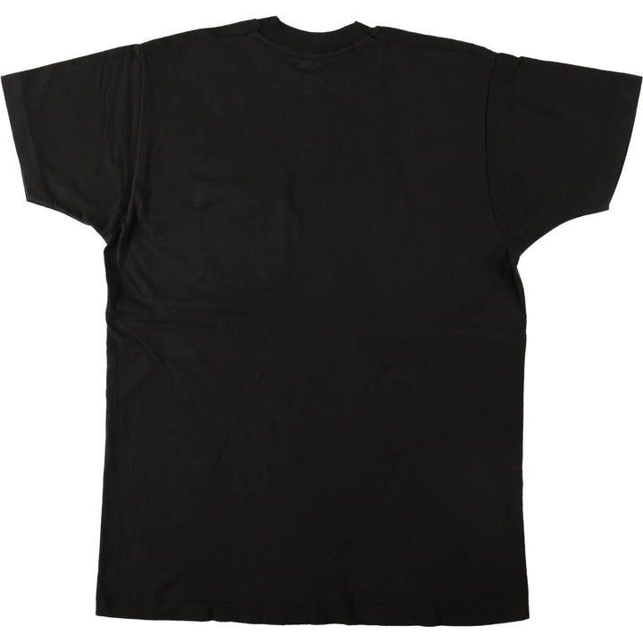 90'S Fruit of the Loom plain pocket T-shirt made in the USA, men's XL size, vintage cotton black type Vintage Second Hand