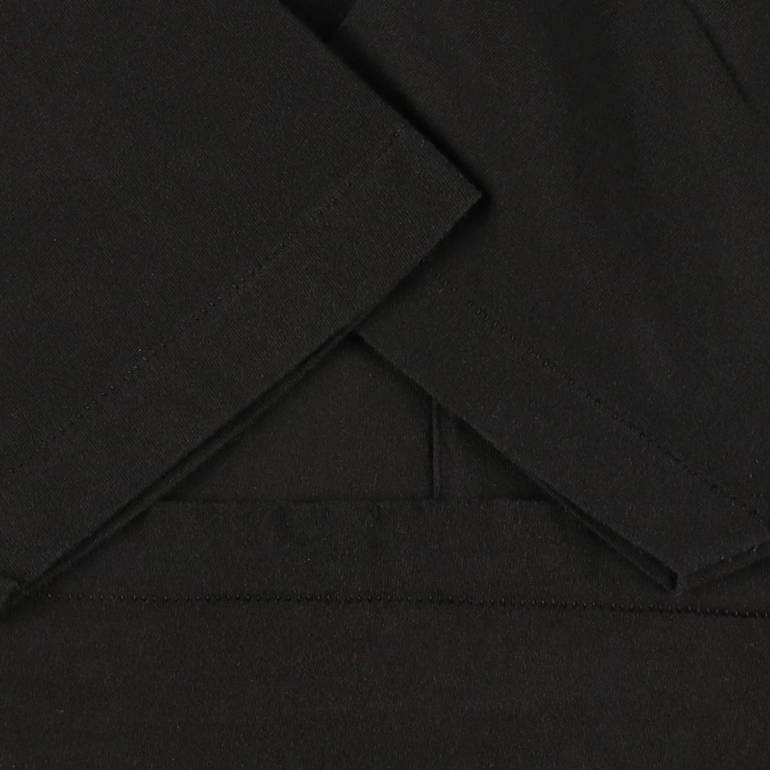 90'S Fruit of the Loom plain pocket T-shirt made in the USA, men's XL size, vintage cotton black type Vintage Second Hand