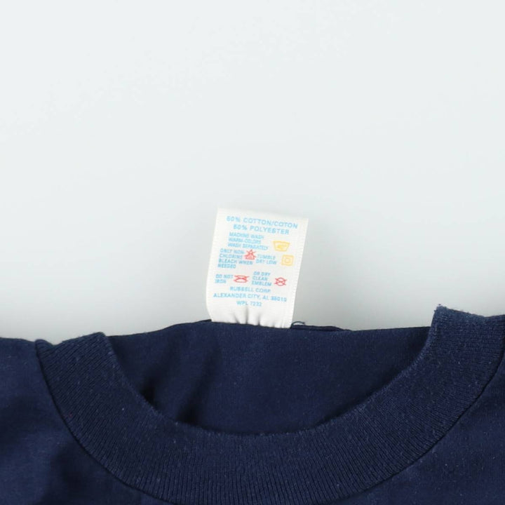 80s-90'S Jerseys Jerzees 50 cotton navy blue type Vintage Second Hand