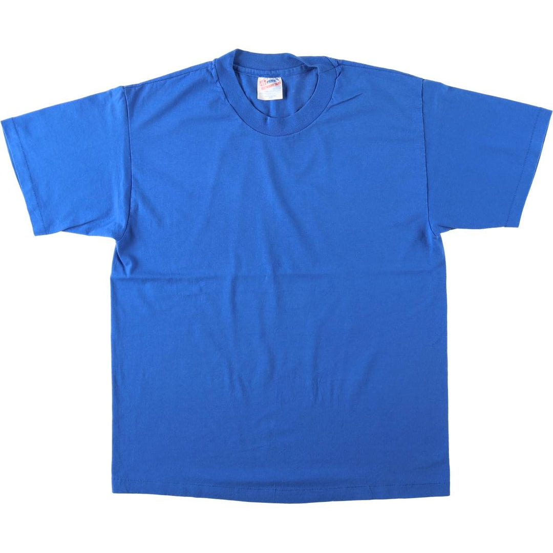 90'S Hanes HEAVYWEIGHT 50 cotton blue type Vintage Second Hand
