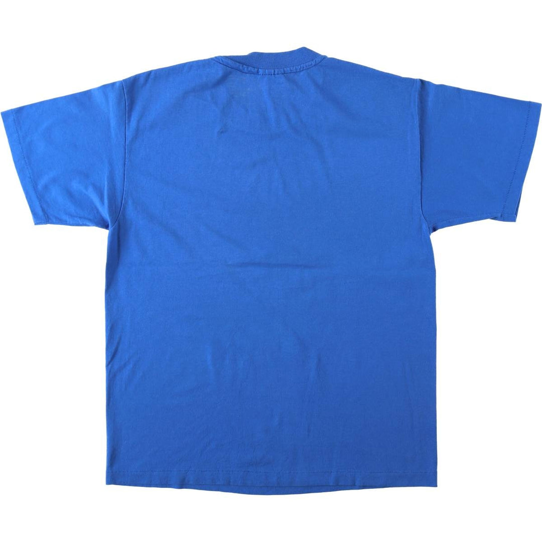 90'S Hanes HEAVYWEIGHT 50 cotton blue type Vintage Second Hand