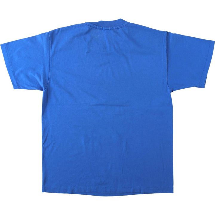90'S Hanes HEAVYWEIGHT 50 cotton blue type Vintage Second Hand