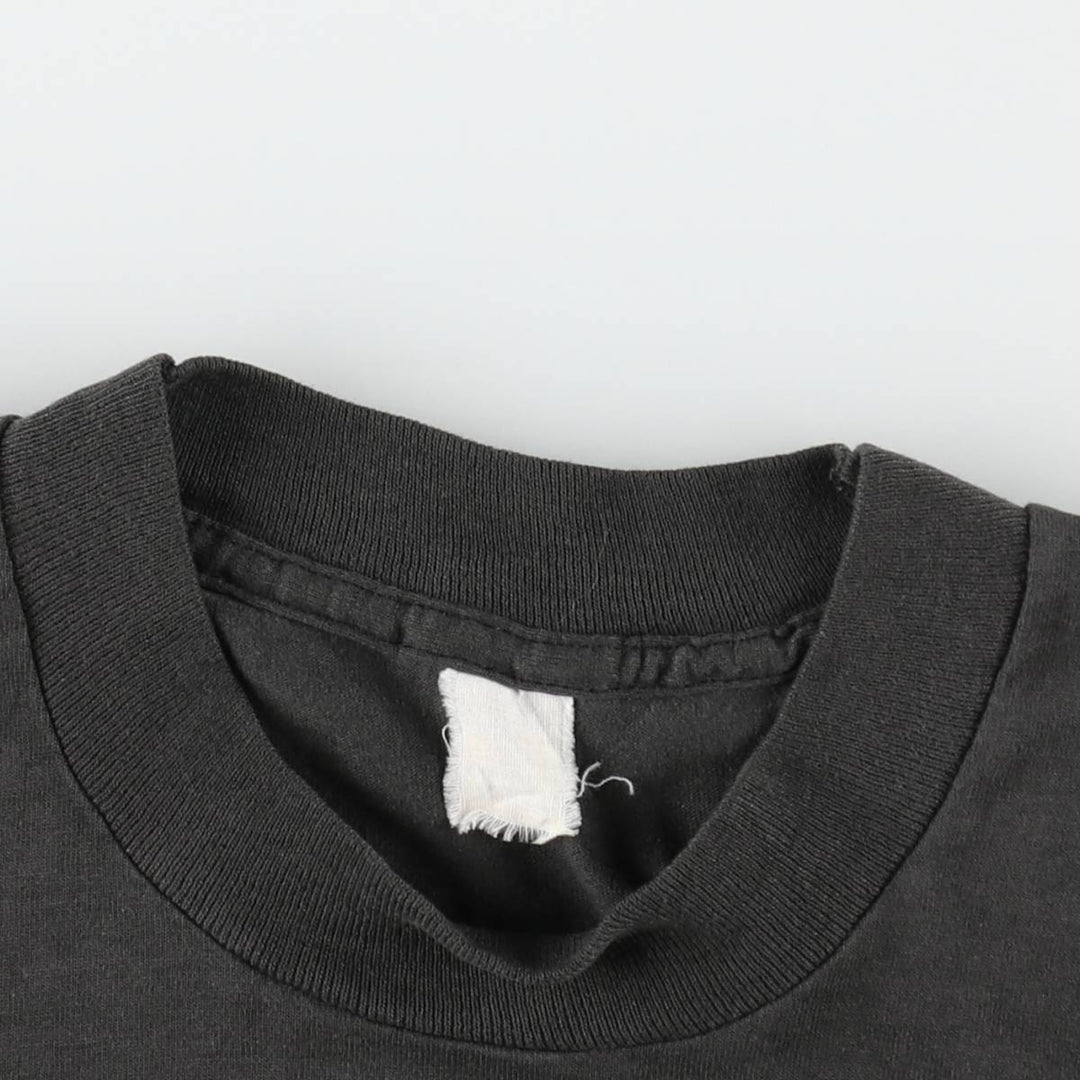 90'S College T-shirt, Men's Size M (approx.), Vintage unclear black type Vintage Second Hand