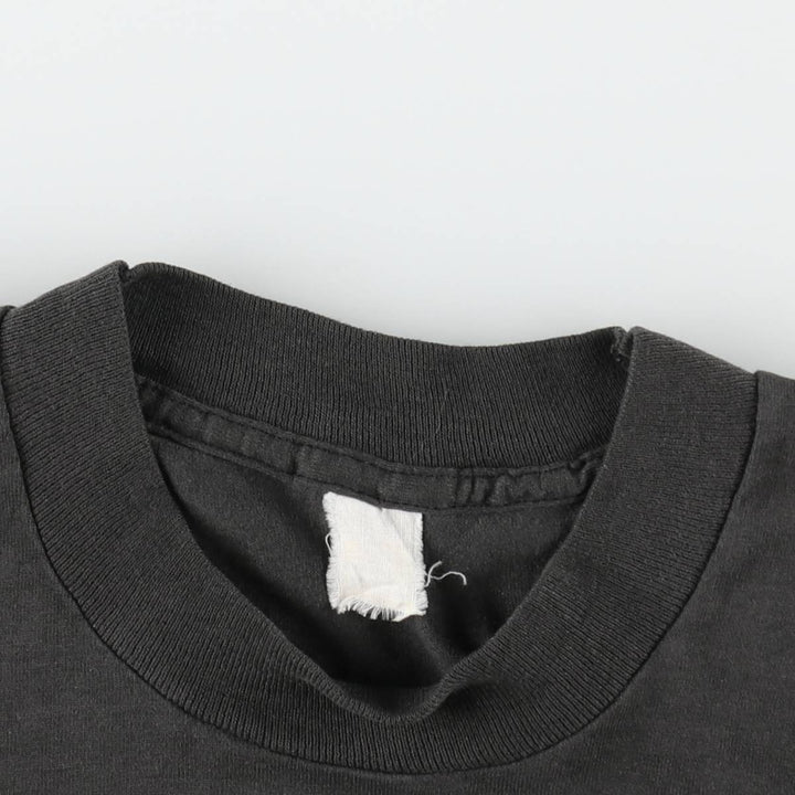 90'S College T-shirt, Men's Size M (approx.), Vintage unclear black type Vintage Second Hand
