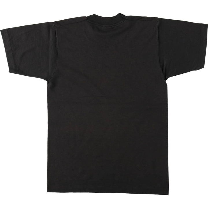 90'S Fruit of the Loom Print T-Shirt, Made in USA, Men's Size S (Equivalent), Vintage cotton black type Vintage Second Hand