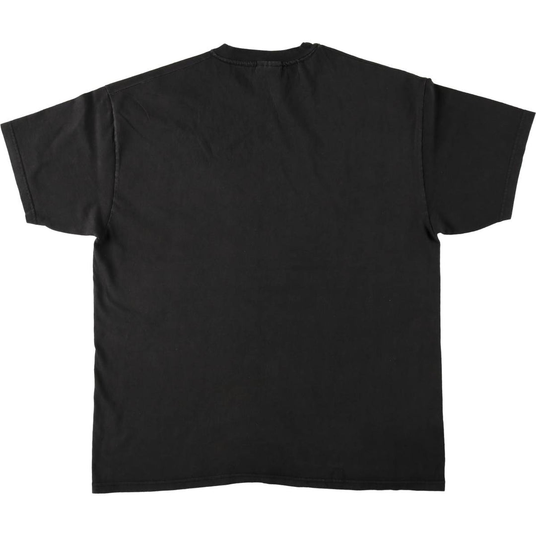 90s-00'S Hanes STEDMAN Print T-Shirt, Men's XL (approx.) cotton black type Vintage Second Hand