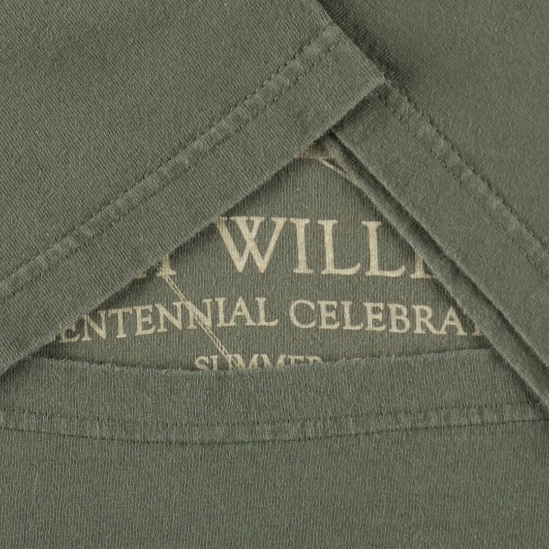 90'S Anvil Printed T-shirt, Men's XL, Vintage cotton Khaki type Vintage Second Hand