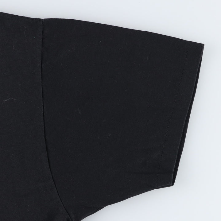 90'S Hanes HEAVYWEIGHT 50 cotton black type Vintage Second Hand