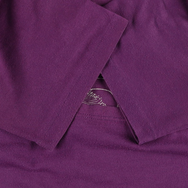 80s-90'S Jerzees Eagle Pattern Print T-Shirt, Made in USA, Men's Size L (approx.), Vintage cotton purple type Vintage Second Hand