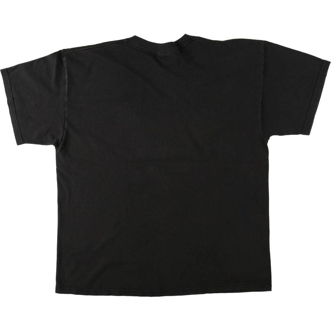 2000'S Delta message print T-shirt, made in USA, men's size XL. cotton black type Vintage Second Hand