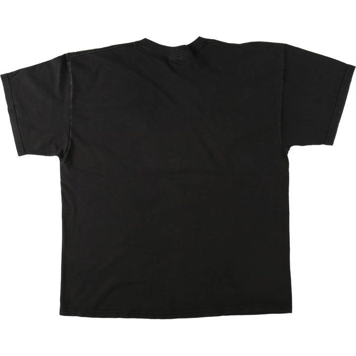 2000'S Delta message print T-shirt, made in USA, men's size XL. cotton black type Vintage Second Hand