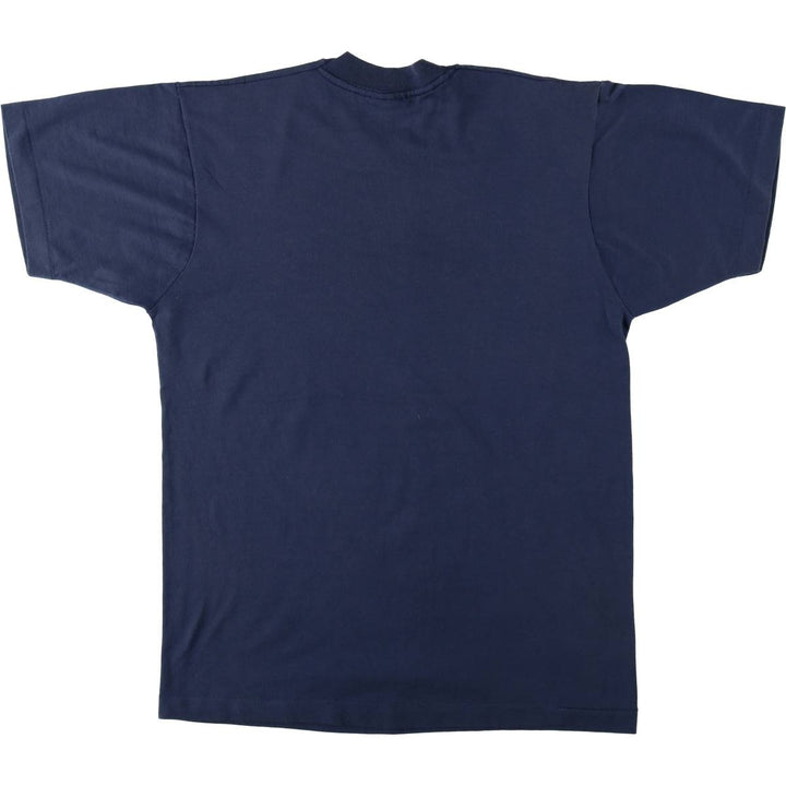 90'S Screen Stars Sampson Sailor Print T-Shirt, Made in USA, Men's Size L (approx.), Vintage cotton navy blue type Vintage Second Hand