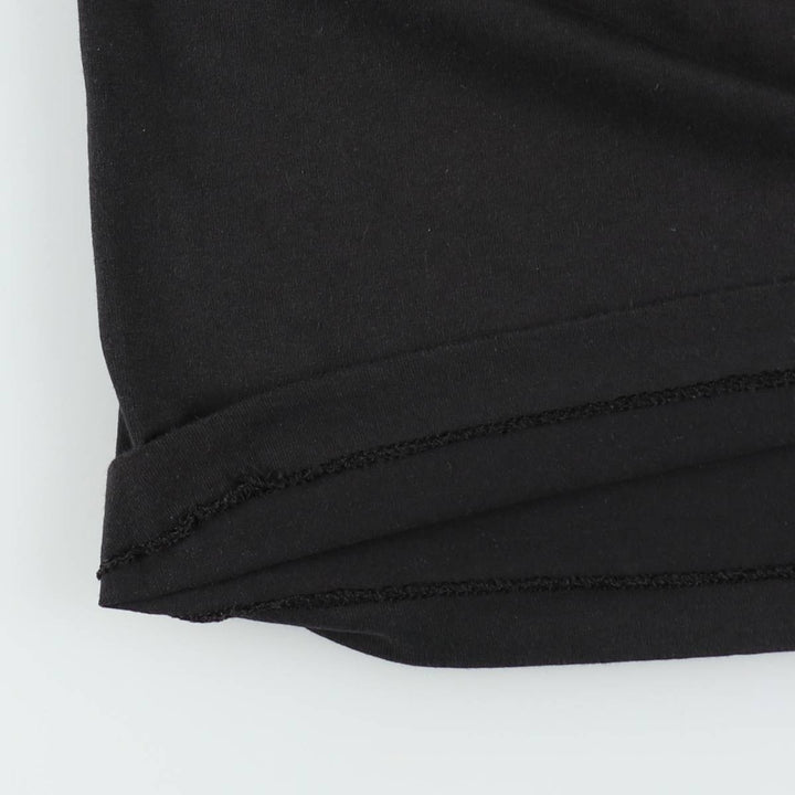 90'S Fruit of the Loom printed T-shirt, made in the USA, men's XL size, vintage cotton black type Vintage Second Hand
