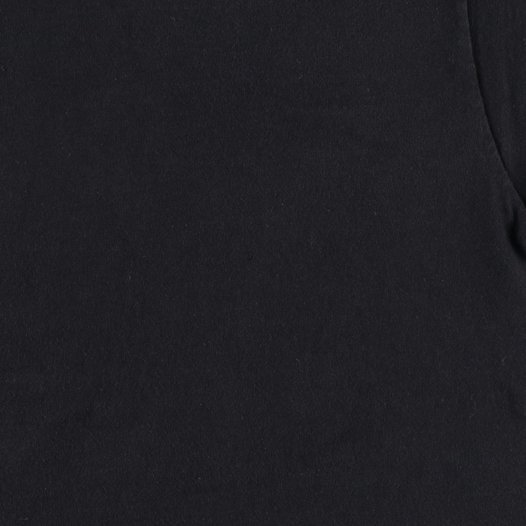 Vintage 90'S Fruit of the Loom print T-shirt, Made in Canada, Men's Size Large cotton black type Vintage Second Hand