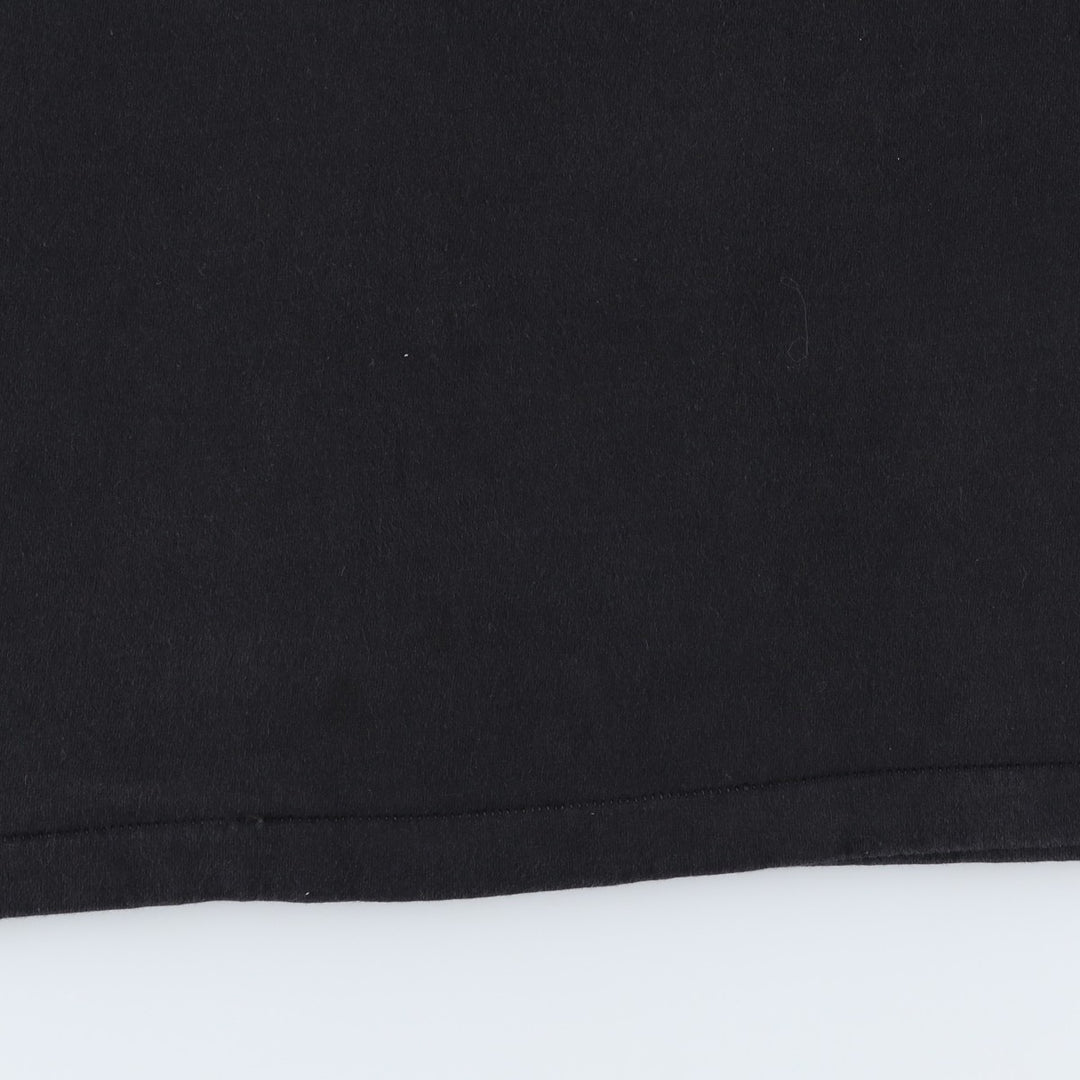 Vintage 90'S Fruit of the Loom print T-shirt, Made in Canada, Men's Size Large cotton black type Vintage Second Hand
