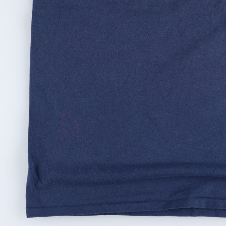 90'S ONEITA ALL SPORT Pepsi advertising print T-shirt, men's size XL (approx.) cotton navy blue type Vintage Second Hand