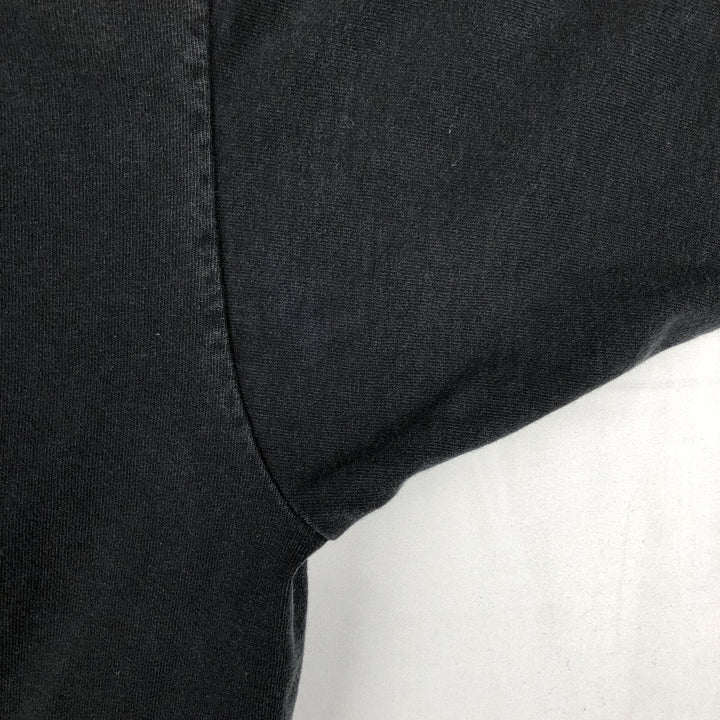 90'S Fruit of the Loom printed T-shirt, made in the USA, men's XL size, vintage cotton black type Vintage Second Hand