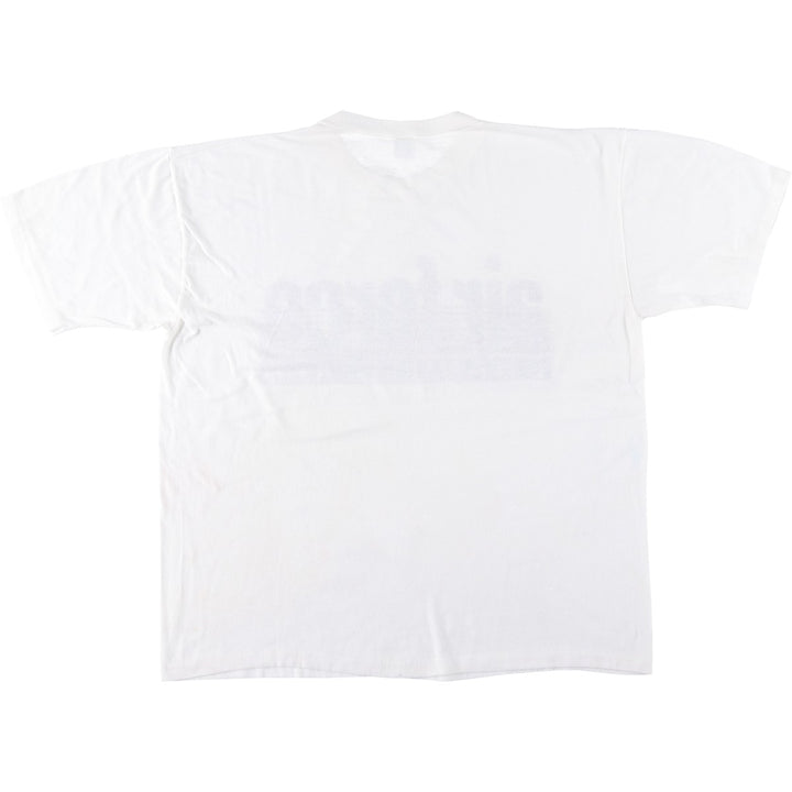 70s-80'S ARTEX Military Print T-Shirt, Made in USA, Men's Size XL (approx.) cotton white type Vintage Second Hand