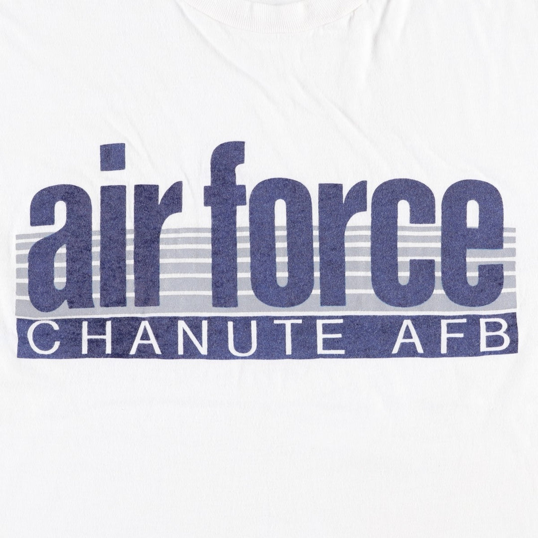 70s-80'S ARTEX Military Print T-Shirt, Made in USA, Men's Size XL (approx.) cotton white type Vintage Second Hand
