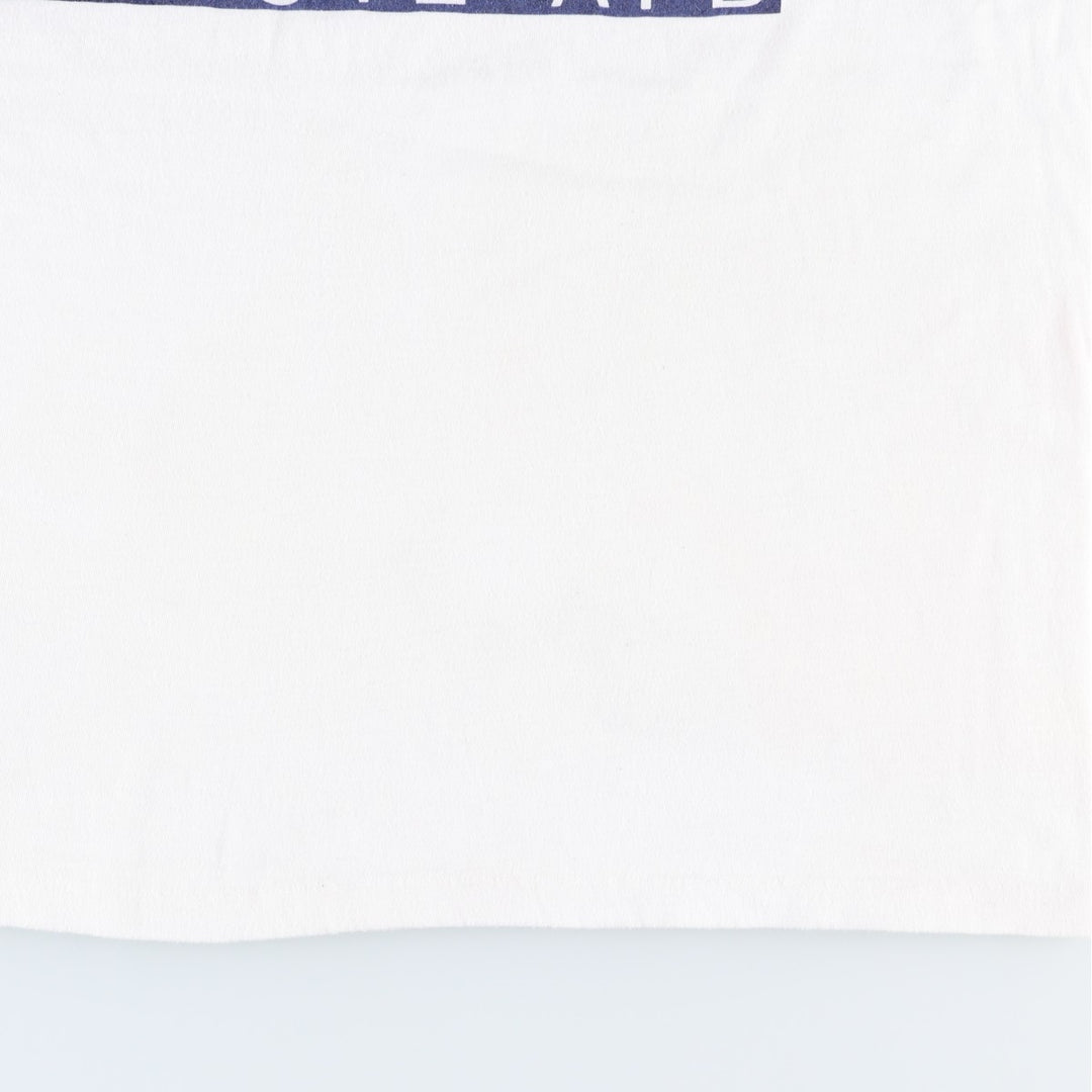 70s-80'S ARTEX Military Print T-Shirt, Made in USA, Men's Size XL (approx.) cotton white type Vintage Second Hand
