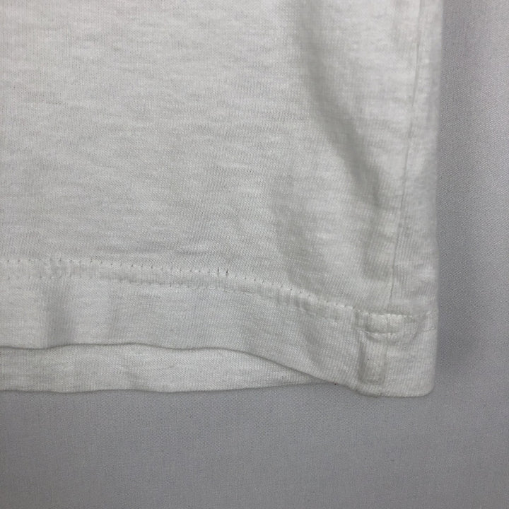 80'S CURRO Print T-Shirt, Men's Size M (Equivalent), Vintage cotton white type Vintage Second Hand