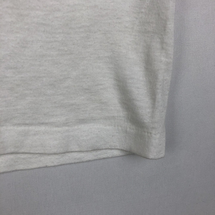 80'S Hanes Fifty-Fifty Blue Tag WILDWOOD CANDY and ICE CREAM CO Print T-Shirt, Made in USA, Men's Size L (approx.) cotton white type Vintage Second Hand