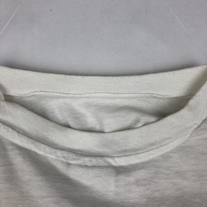 80'S Hanes Fifty-Fifty Blue Tag WILDWOOD CANDY and ICE CREAM CO Print T-Shirt, Made in USA, Men's Size L (approx.) cotton white type Vintage Second Hand