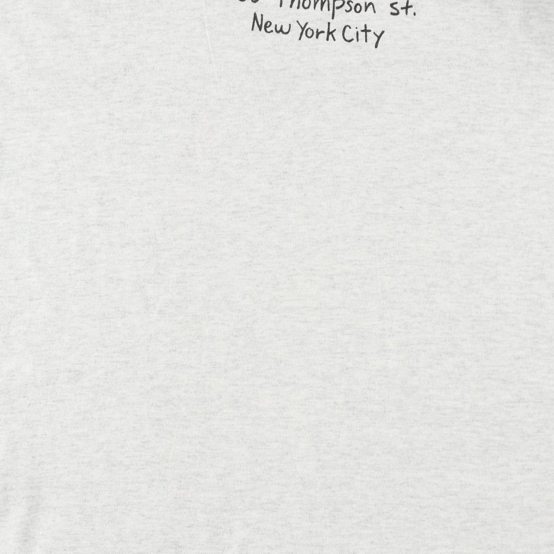 90'S Fruit of the Loom printed T-shirt, made in the USA, men's size L, vintage cotton gray type Vintage Second Hand