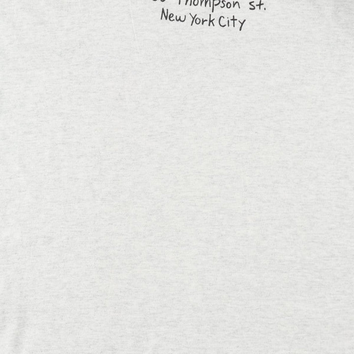 90'S Fruit of the Loom printed T-shirt, made in the USA, men's size L, vintage cotton gray type Vintage Second Hand