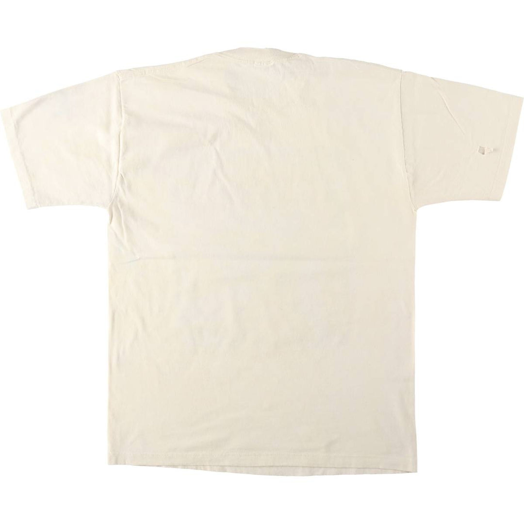 90s-00'S Jerzees floral sunflower pattern photo t-shirt, made in USA, men's size L equivalent, vintage. cotton Beige type Vintage Second Hand