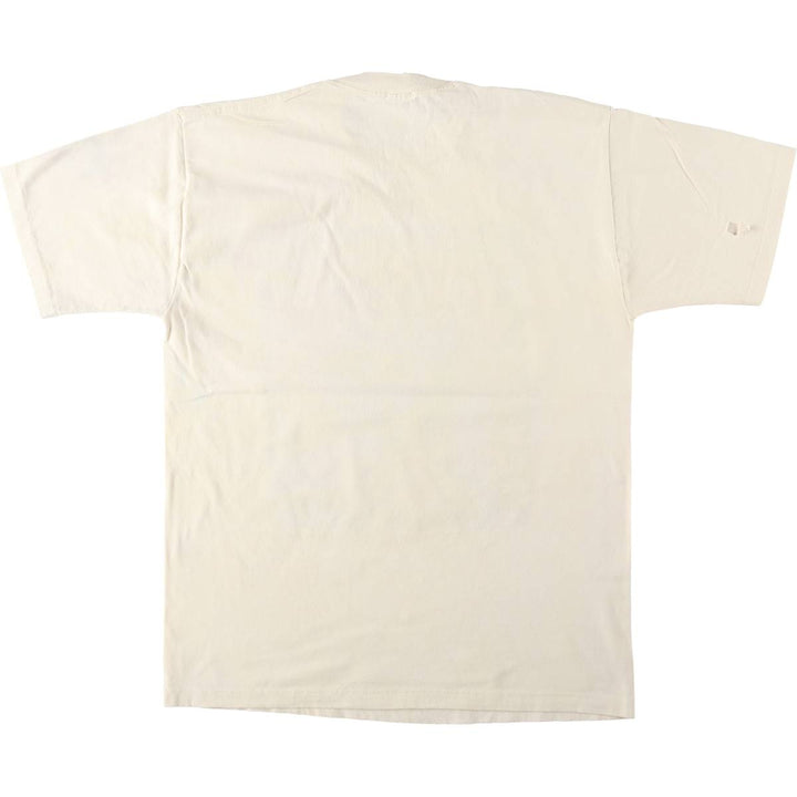 90s-00'S Jerzees floral sunflower pattern photo t-shirt, made in USA, men's size L equivalent, vintage. cotton Beige type Vintage Second Hand