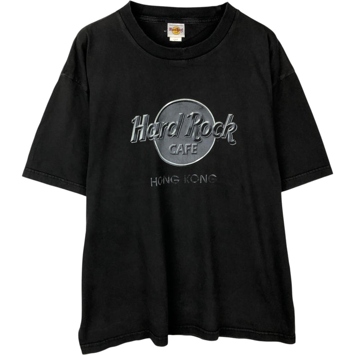 HARD ROCK CAFE Hard Rock Cafe Advertising T-shirt Men's XL size cotton black type Vintage Second Hand