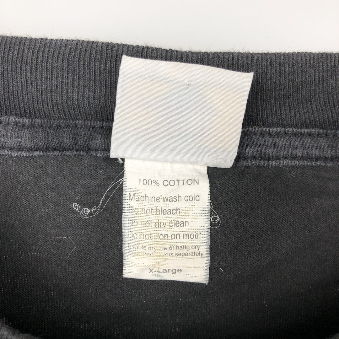 HARD ROCK CAFE Hard Rock Cafe Advertising T-shirt Men's XL size cotton black type Vintage Second Hand