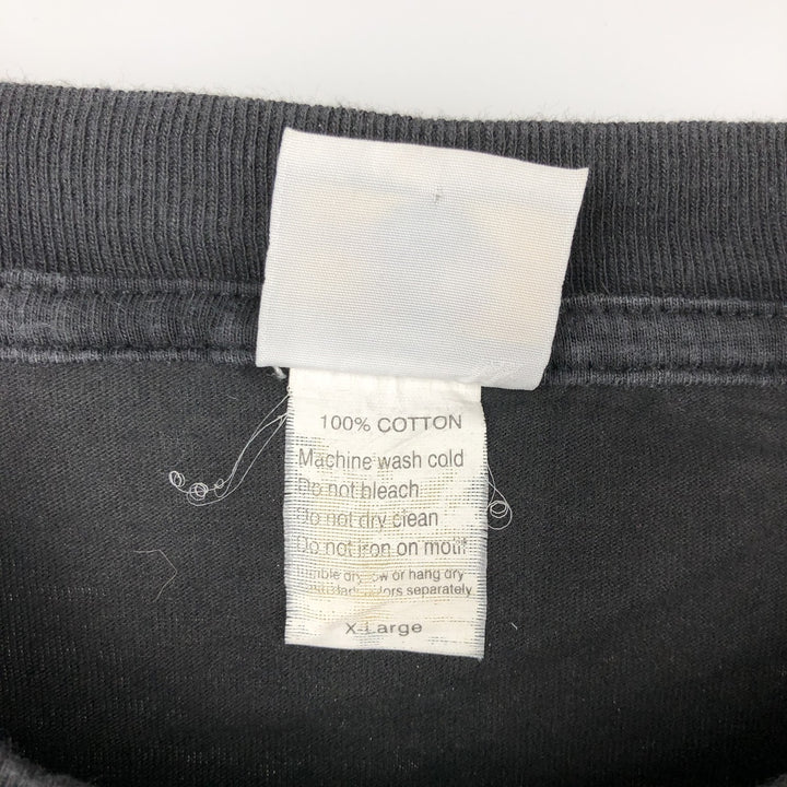 HARD ROCK CAFE Hard Rock Cafe Advertising T-shirt Men's XL size cotton black type Vintage Second Hand