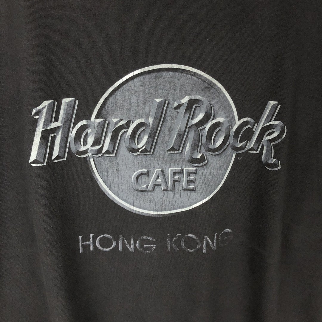 HARD ROCK CAFE Hard Rock Cafe Advertising T-shirt Men's XL size cotton black type Vintage Second Hand