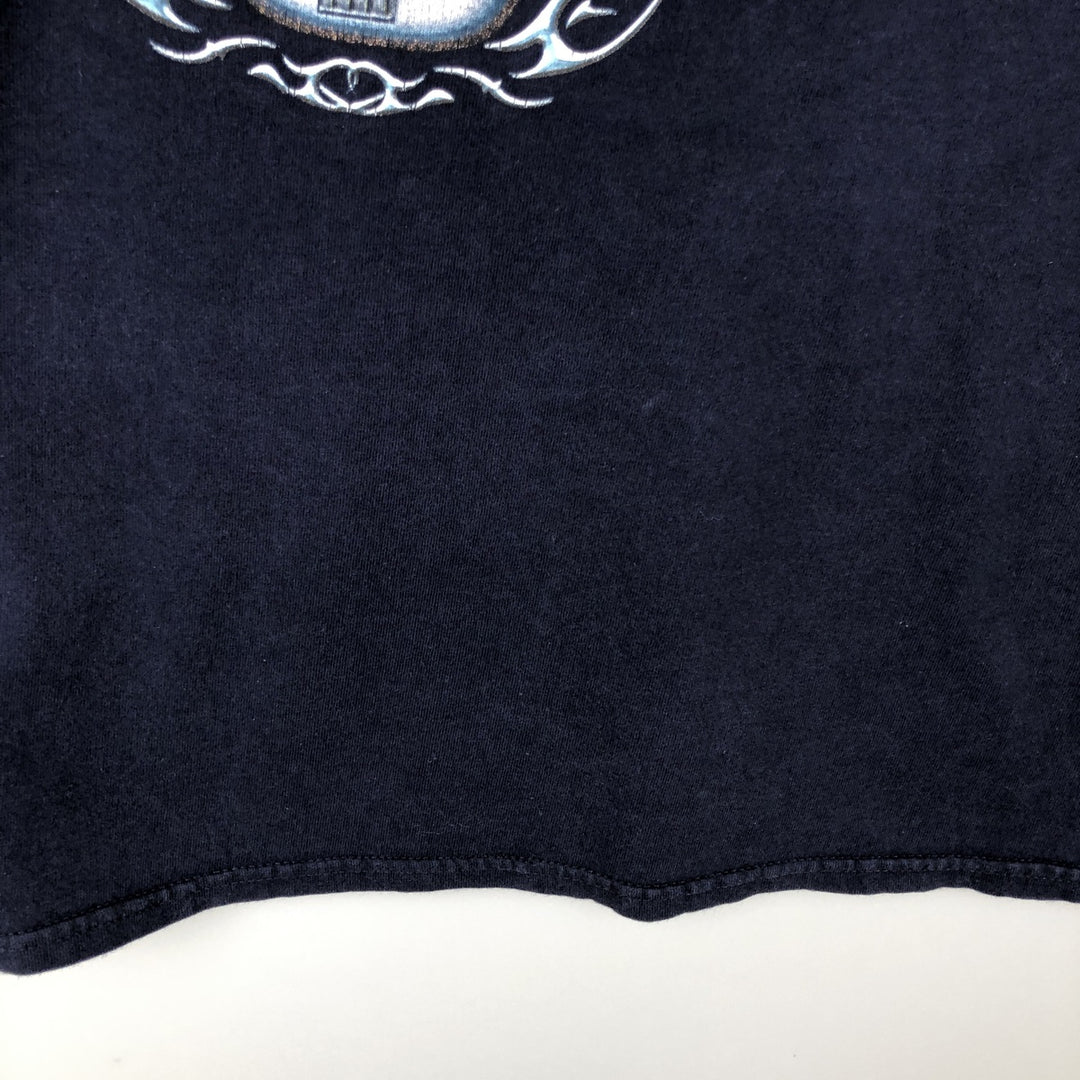 HARD ROCK CAFE Hard Rock Cafe Advertising T-shirt Men's M size cotton navy blue type Vintage Second Hand