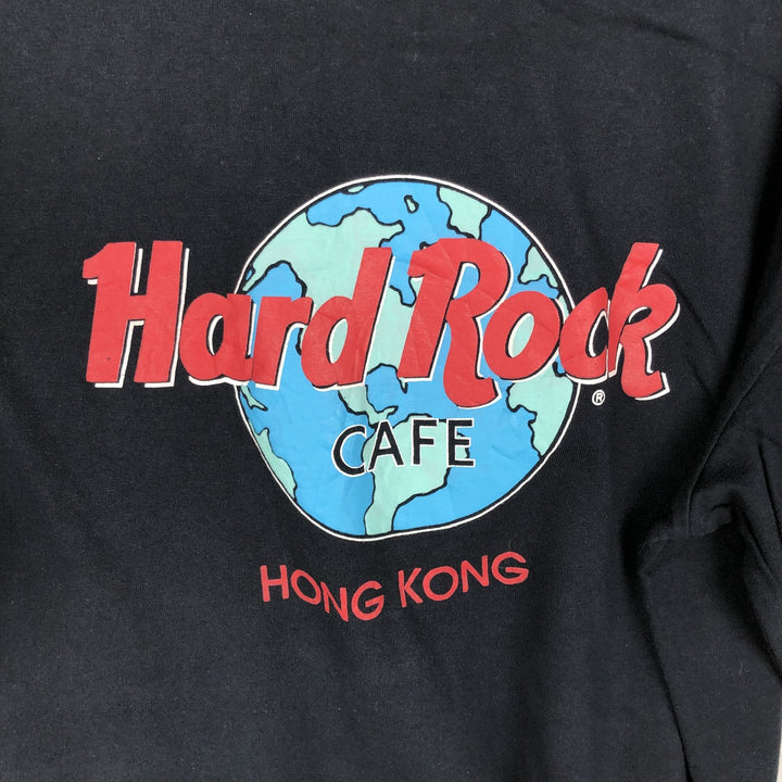 90'S HARD ROCK CAFE Hard Rock Cafe Advertising T-shirt Men's XL Vintage cotton navy blue type Vintage Second Hand